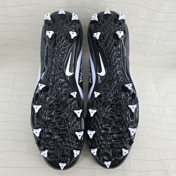 Nike Mens Alpha Menace 4 Black White Football Cleats Shoes FZ7703-005 Sz 15 NEW main image 8